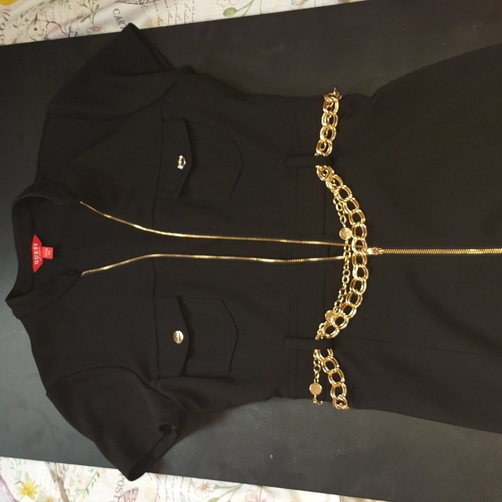 Guess black mini dress, US XS